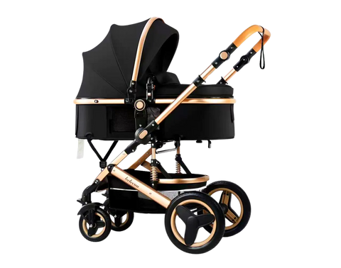 Belecoo 530W 2-in-1 Carrycot Stroller with Reversible Seat