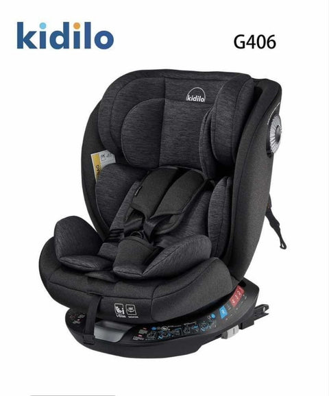Kidilo G406 Pro 360° Rotating ISOFIX Car Seat – All Stages