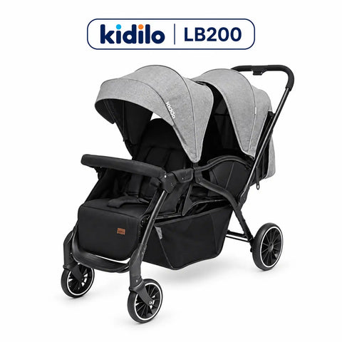 Kidilo LB200 Tandem Double Stroller for Twins