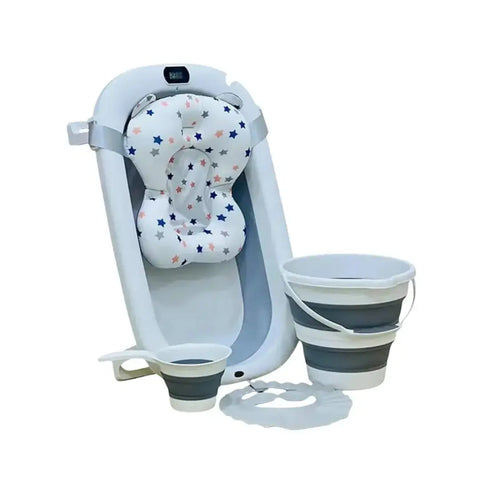 Tunbon 5-in-1 Baby Bath Set with Digital Thermometer